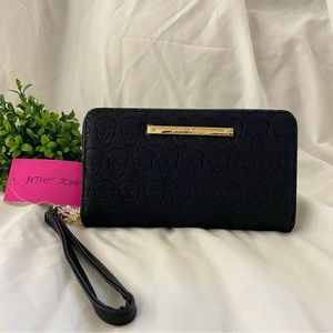 Betsey Johnson Skull Wallet